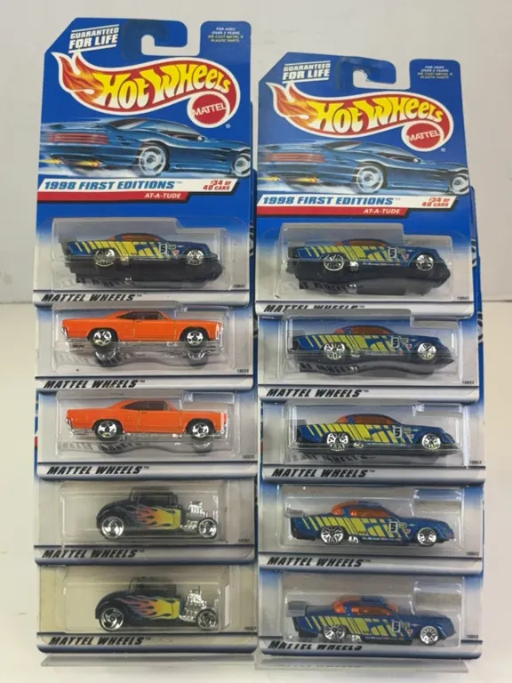Hot Wheels 1998 First Editions Diecast Car Collection Lot