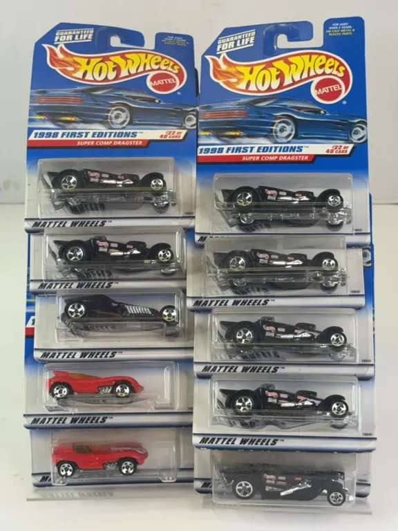 Hot Wheels 1998 First Editions Carded Diecast Vehicles Lot of 10