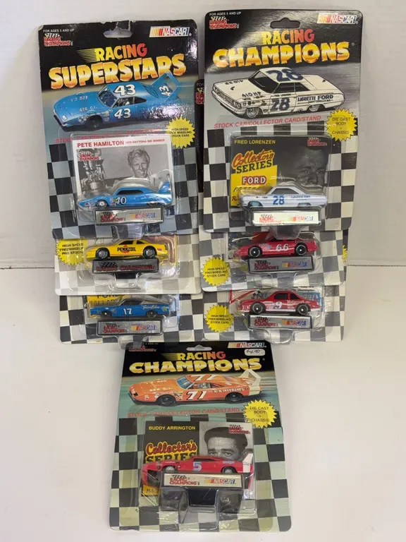Racing Champions NASCAR 1:64 Scale Die-Cast Stock Cars Lot
