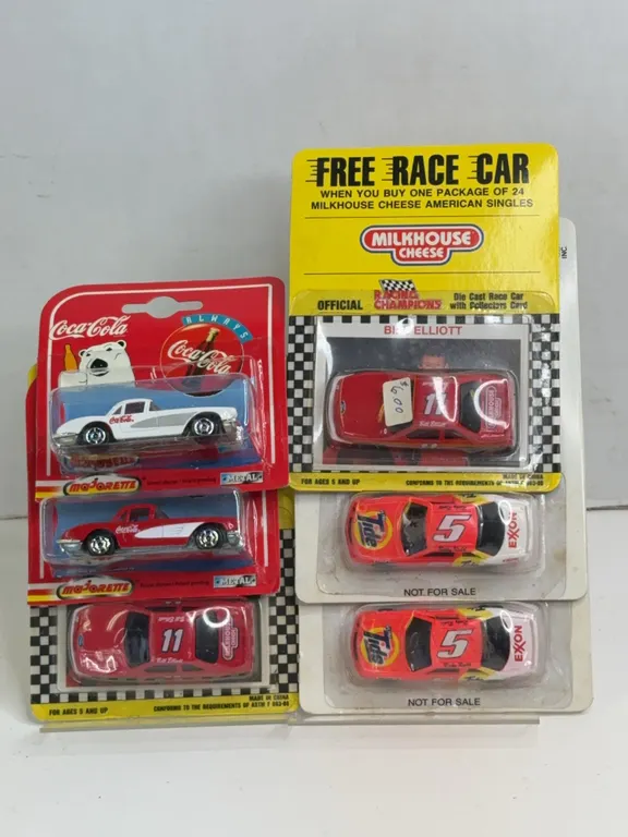 Racing Champions and Majorette Diecast Car Promotional Lot of Six