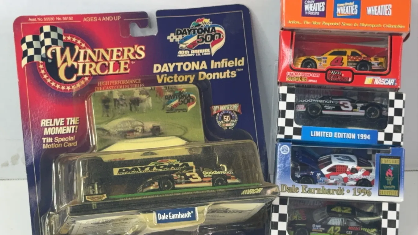 NASCAR 1:64 Scale Diecast Lot Dale Earnhardt Kyle Petty Sterling Marlin