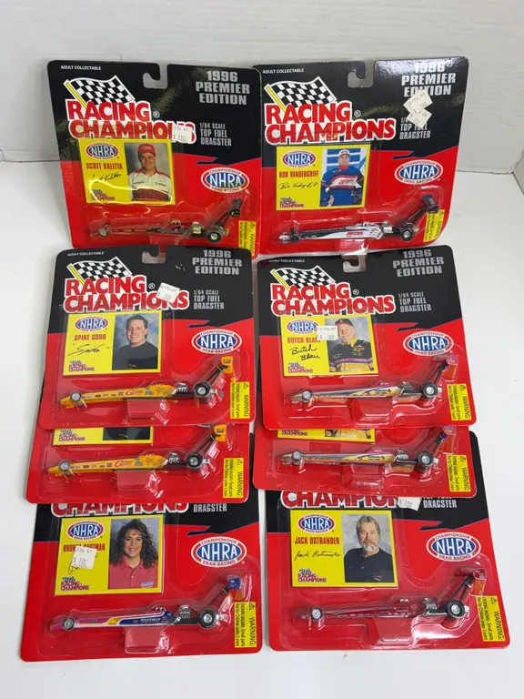 Racing Champions 1996 Premier NHRA 1:64 Scale Top Fuel Dragsters Lot