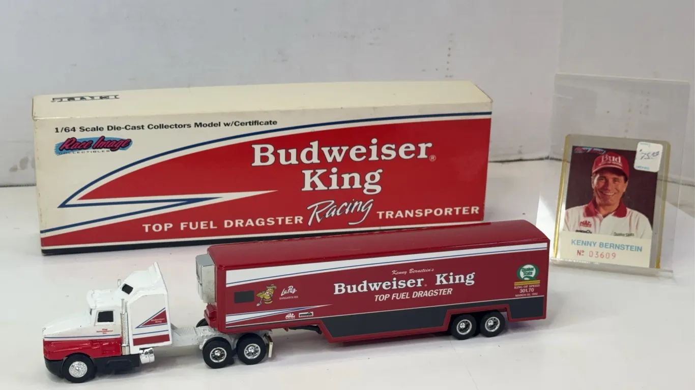 Kenny Bernstein Budweiser King Racing Transporter 1:64 Die-Cast Model