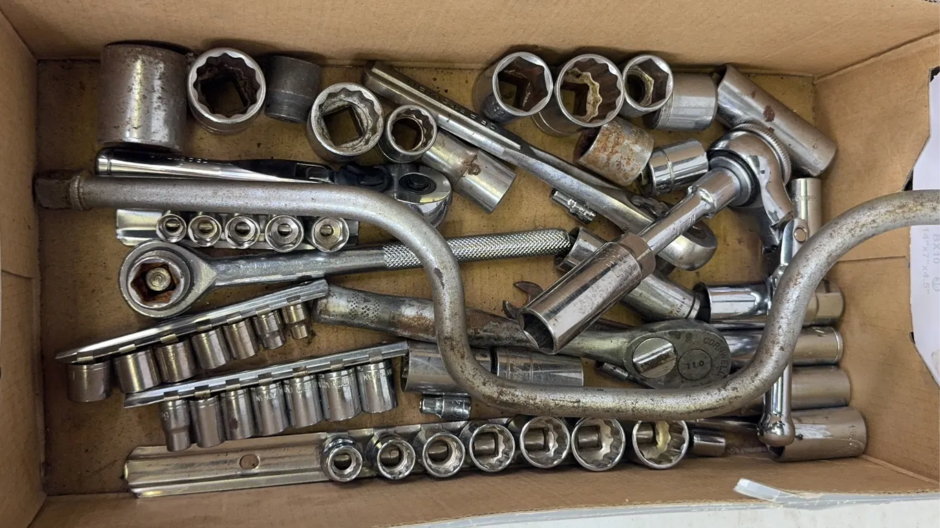 Assorted Mechanic Sockets Ratchets Speed Handle Craftsman Companion Lot