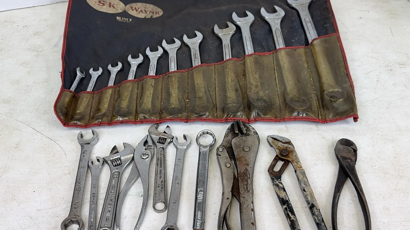 S-K Wayne Wrench Set Craftsman Vise-Grip Hand Tools Lot