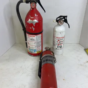 Kidde Dry Chemical Fire Extinguishers and Mounting Bracket Trio