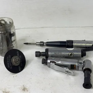 Pneumatic Die Grinder Lot Featuring Aro Benato Central Pneumatic Tools