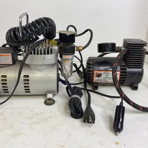 Central Pneumatic Airbrush Compressor and Buffalo Deluxe Portable Air Compressor