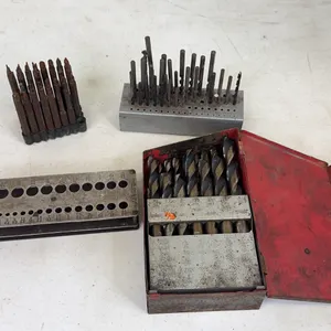 General Hardware Drill Blocks Index Cases Bits Assortment