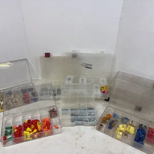 Electrical Connectors Hardware and Plastic Compartment Organizers Lot
