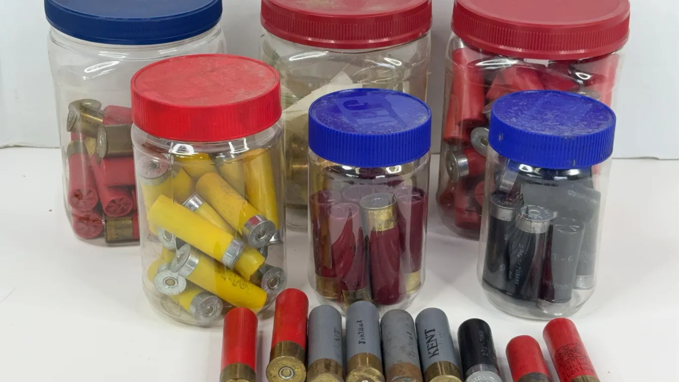 Assorted Winchester Kent Remington Shotgun Shells and Hulls Lot