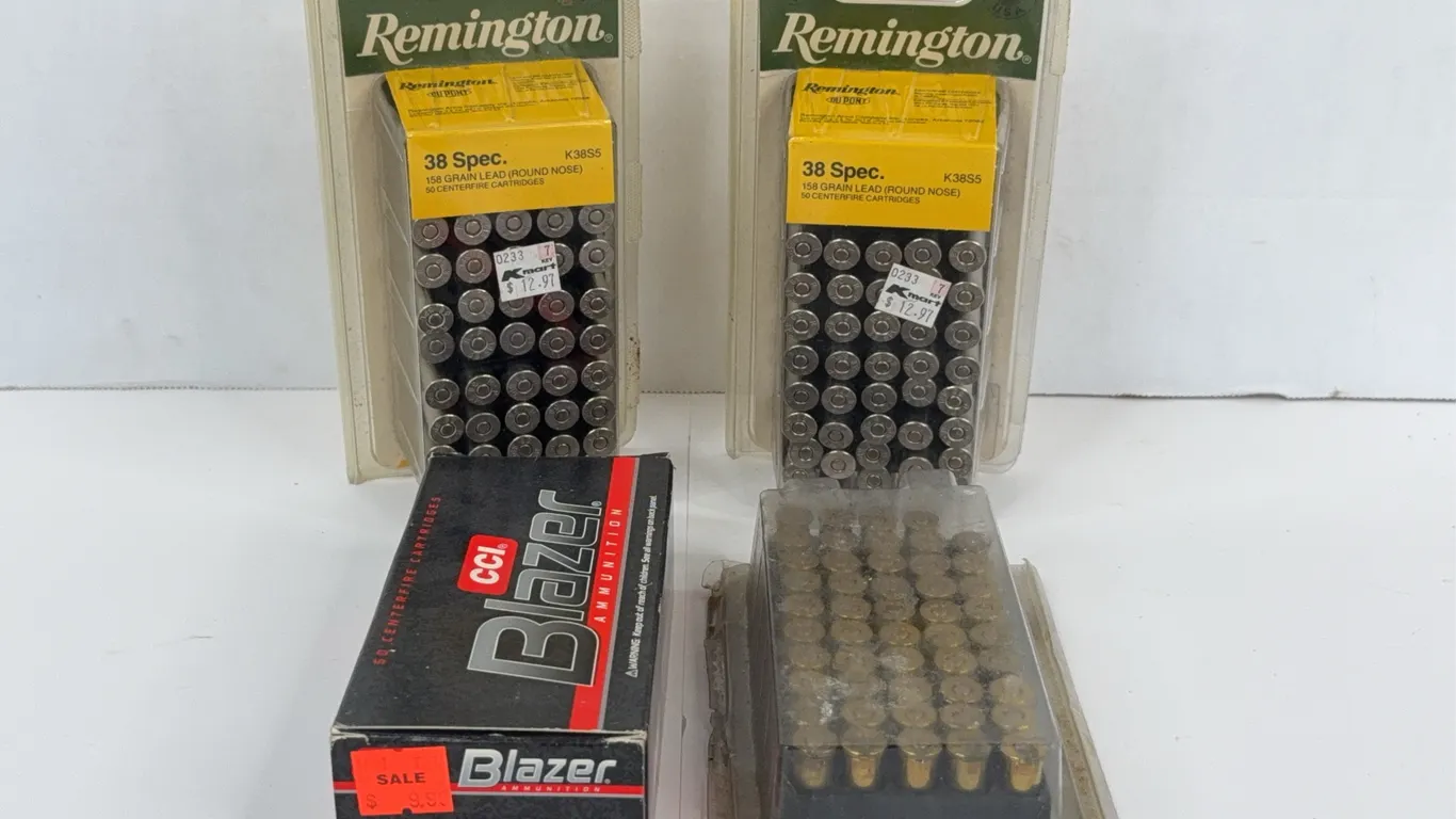 Assorted Remington and CCI Blazer .38 Special Ammunition Cartridges