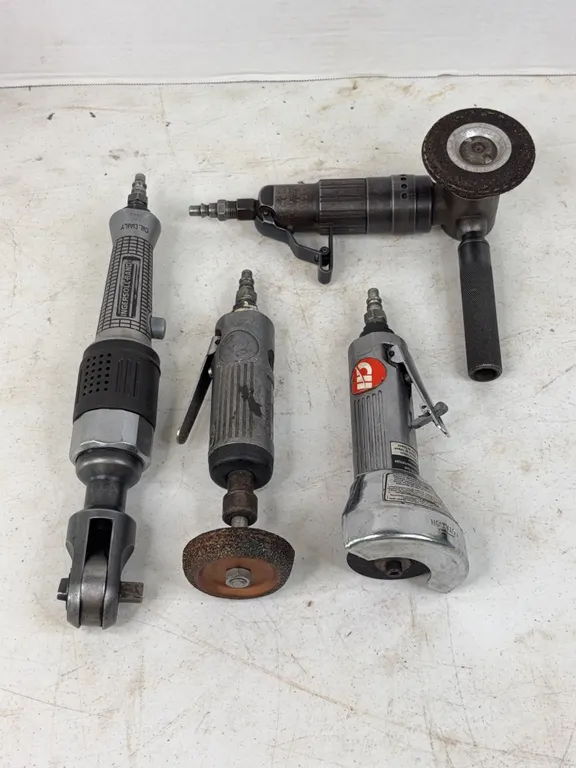 Assorted Pneumatic Air Tools Including Ingersoll Rand Model 109XP