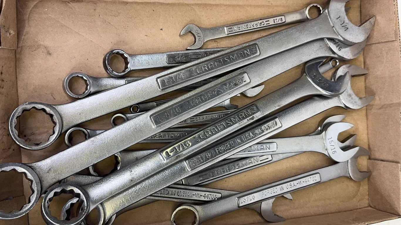 Craftsman Forged USA Combination Wrenches Lot Assorted Sizes