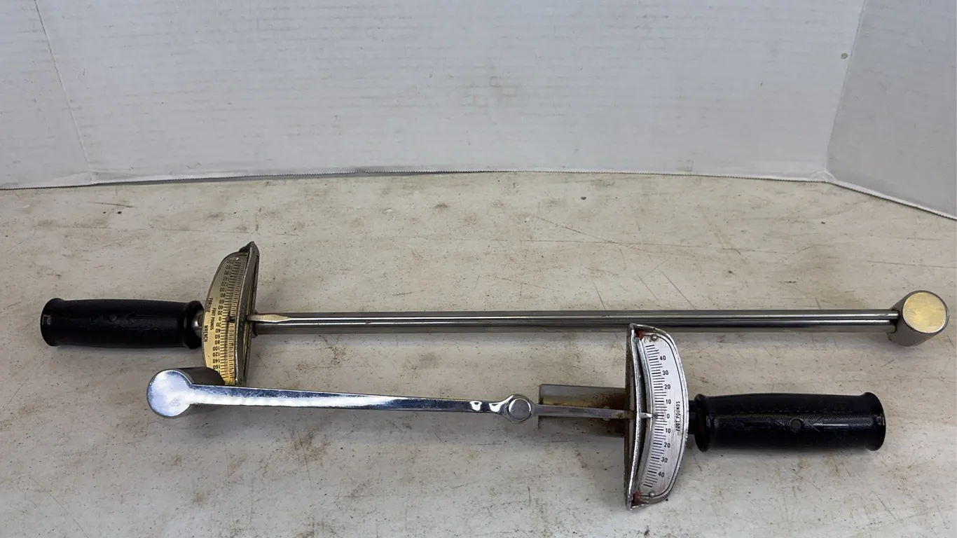 Cal-Van 728 and P.A. Sturtevant Co Beam Type Torque Wrenches
