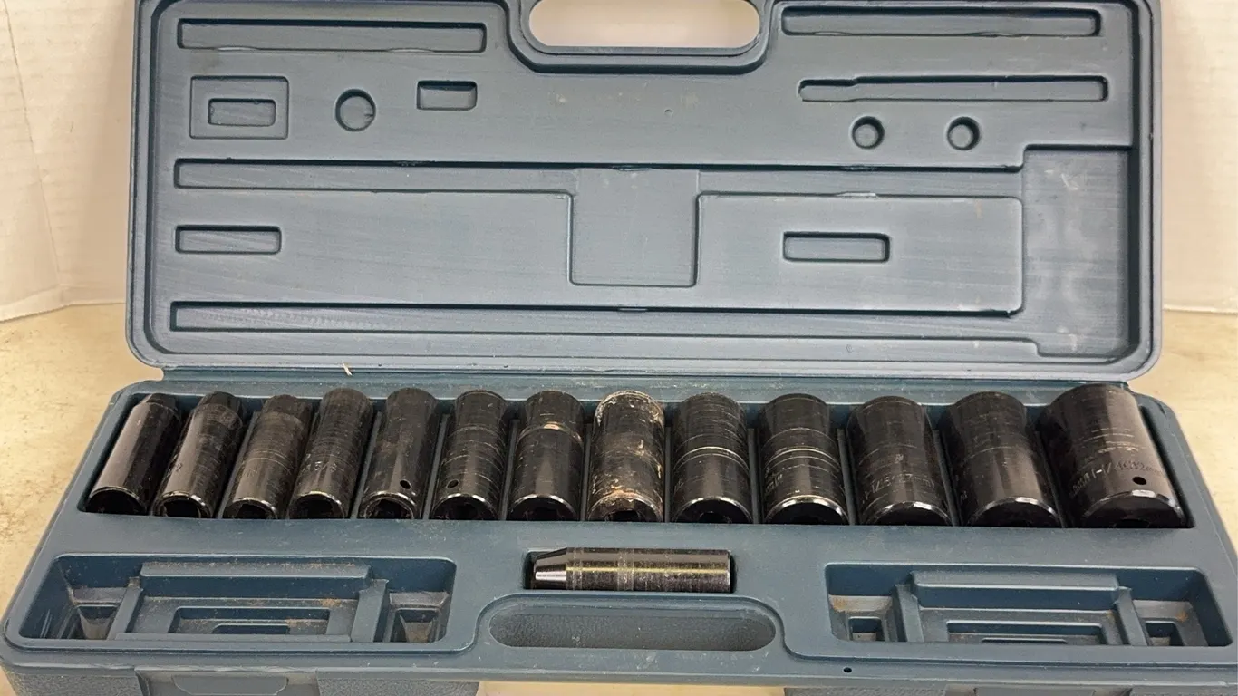 Cummins Pro Industrial Tools Deep Well Impact Socket Set