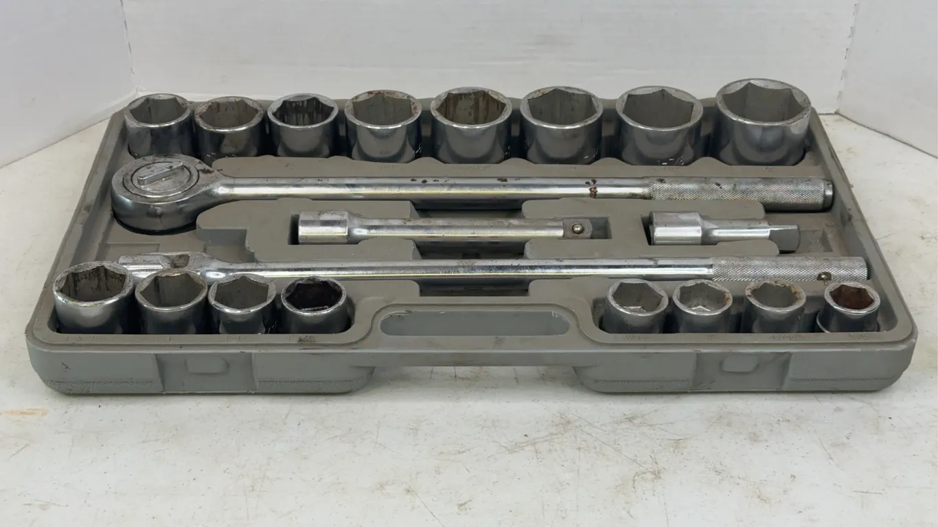 Heavy Duty Three Quarter Inch Drive SAE Socket Set