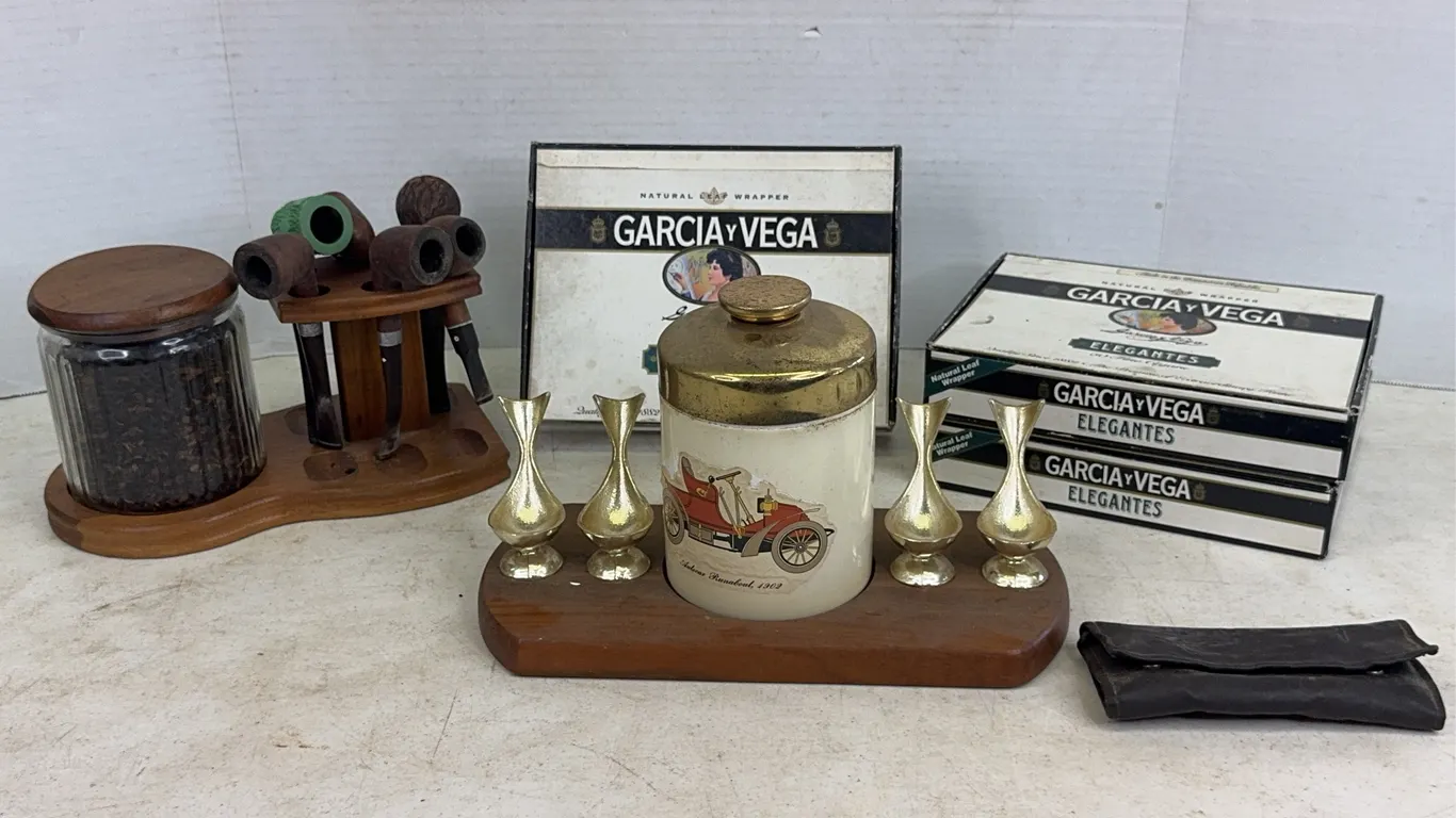 Smoking Pipes Garcia y Vega Cigars Humidors Lot
