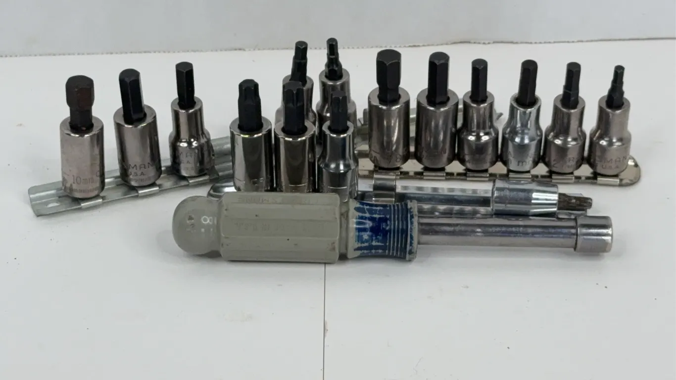 Craftsman USA Hex Bit Sockets and Nut Driver Lot