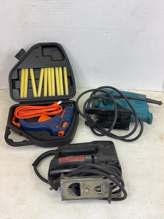 Makita 4324 Jigsaw Sears Sabre Saw and Thermogrip Glue Gun
