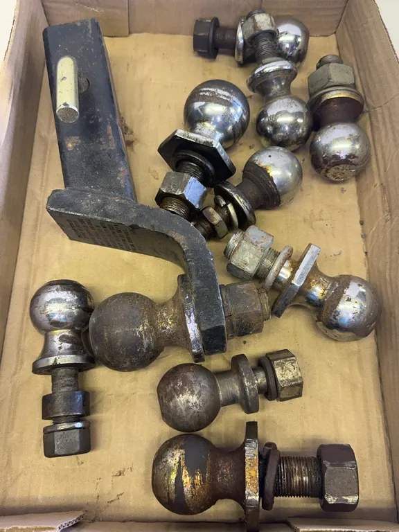 Assorted Trailer Hitch Ball Mount and Tow Balls Lot