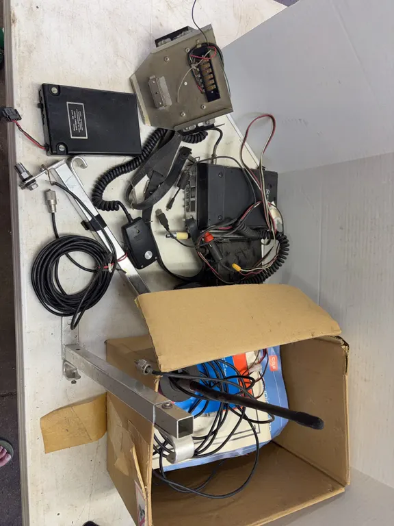 Royce CB 651 and RadioShack Transceivers with Antennas and Accessories