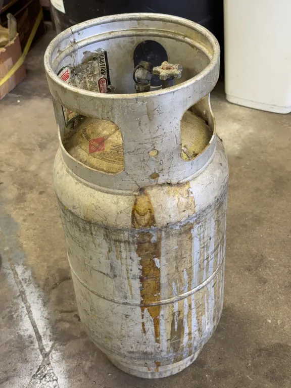 Manchester Tank Aluminum Forklift Propane Fuel Cylinder
