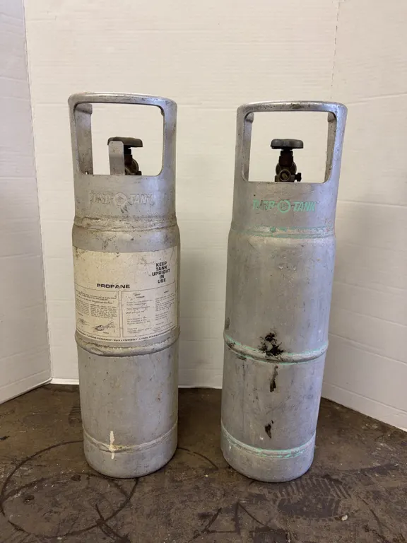 Wingfoot Turbine Company Turbo Tank Aluminum Propane Cylinders Pair