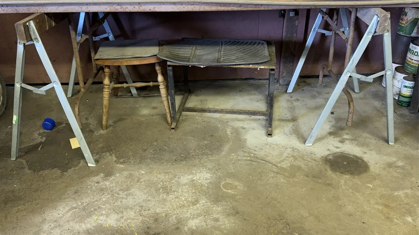 Workshop Sawhorses Folding Metal Legs Table and Low Stands