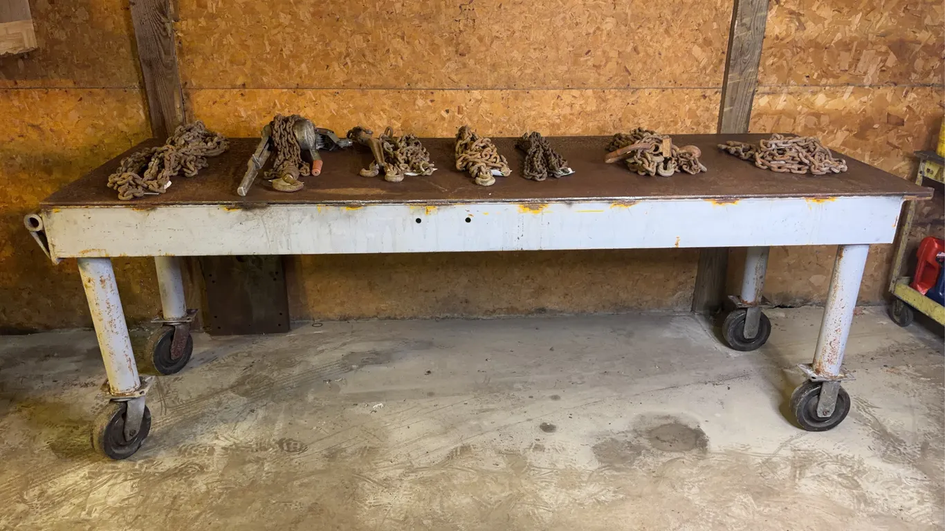 Heavy Duty Steel Industrial Rolling Work Bench Table Cart