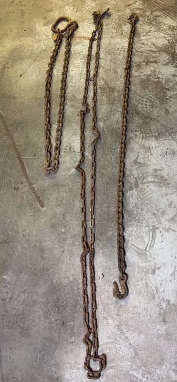 Heavy Duty Herc-Alloy Rigging Chains with Master Oblong Link and Hooks