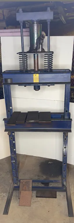 Heavy Duty Hydraulic H-Frame Floor Shop Press with Bottle Jack