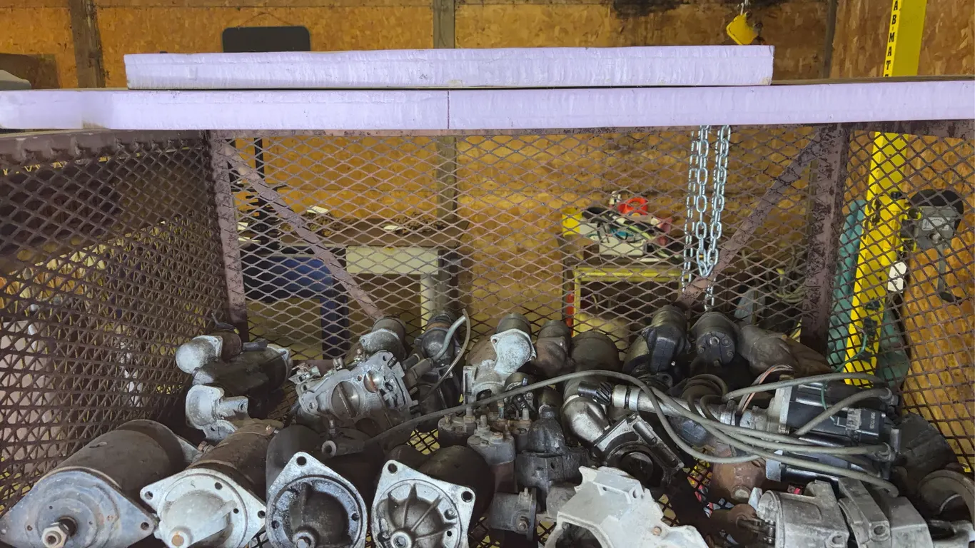 Assorted Automotive Starter Motors Alternators and Ignition Distributor Lot