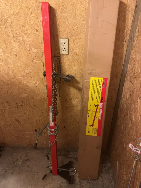 U.S. General 1000 Lb Capacity Engine Support Bar with Box