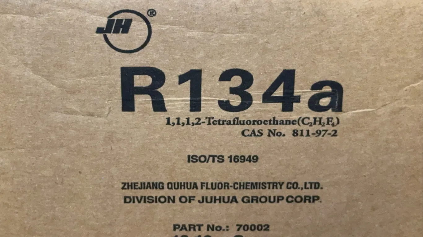 JH R134a Tetrafluoroethane Refrigerant 12 Ounce Cans Case Box
