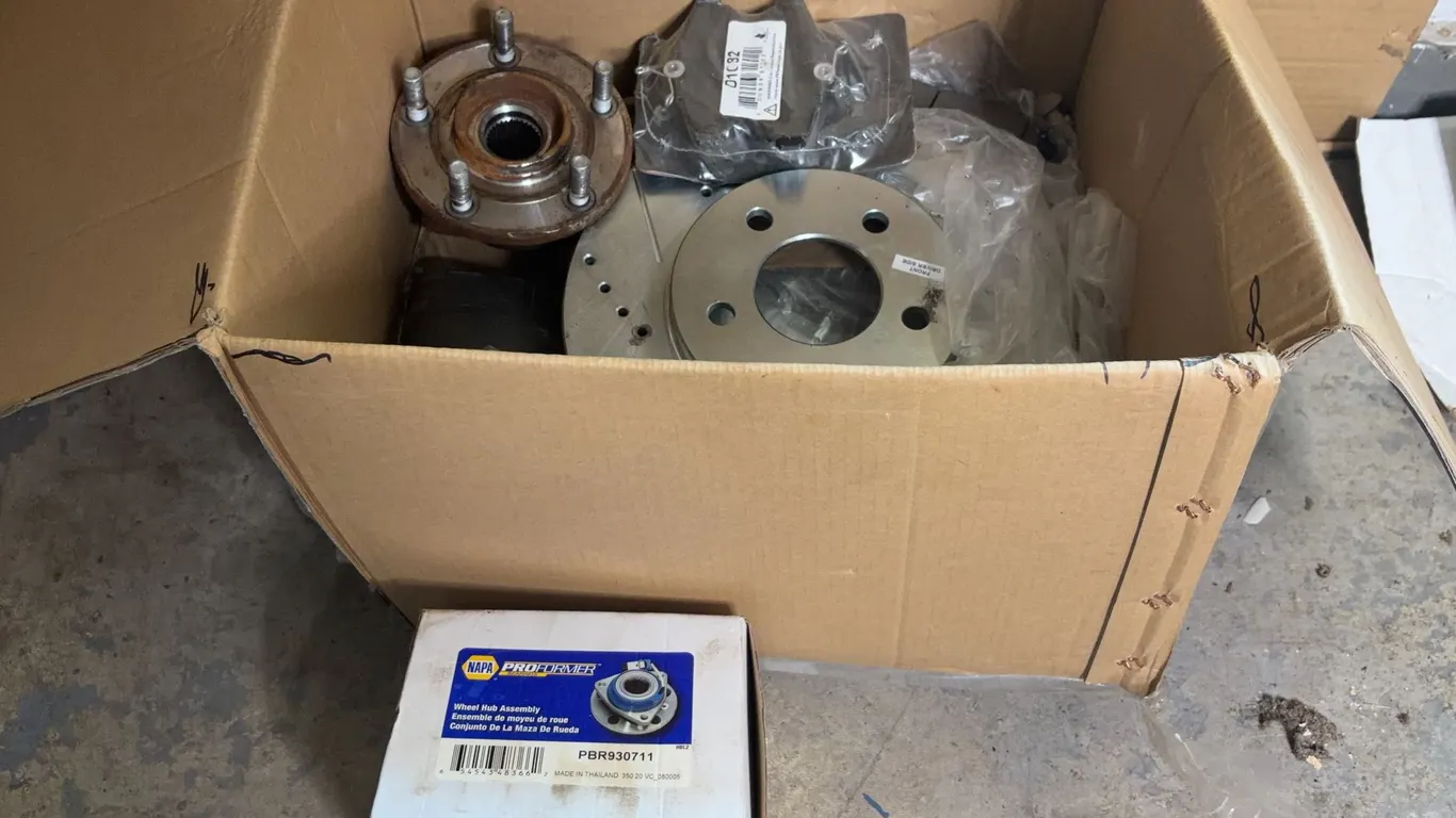 NAPA Proformer Wheel Hub Assembly Brake Rotors and Brake Pads