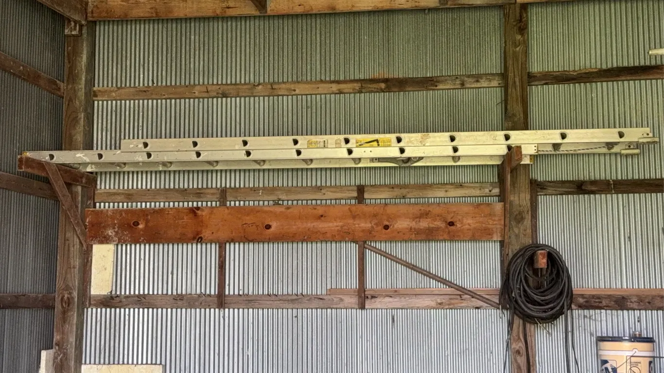 Werner Job-Master Model D-1220 Aluminum Extension Ladder 20 Foot