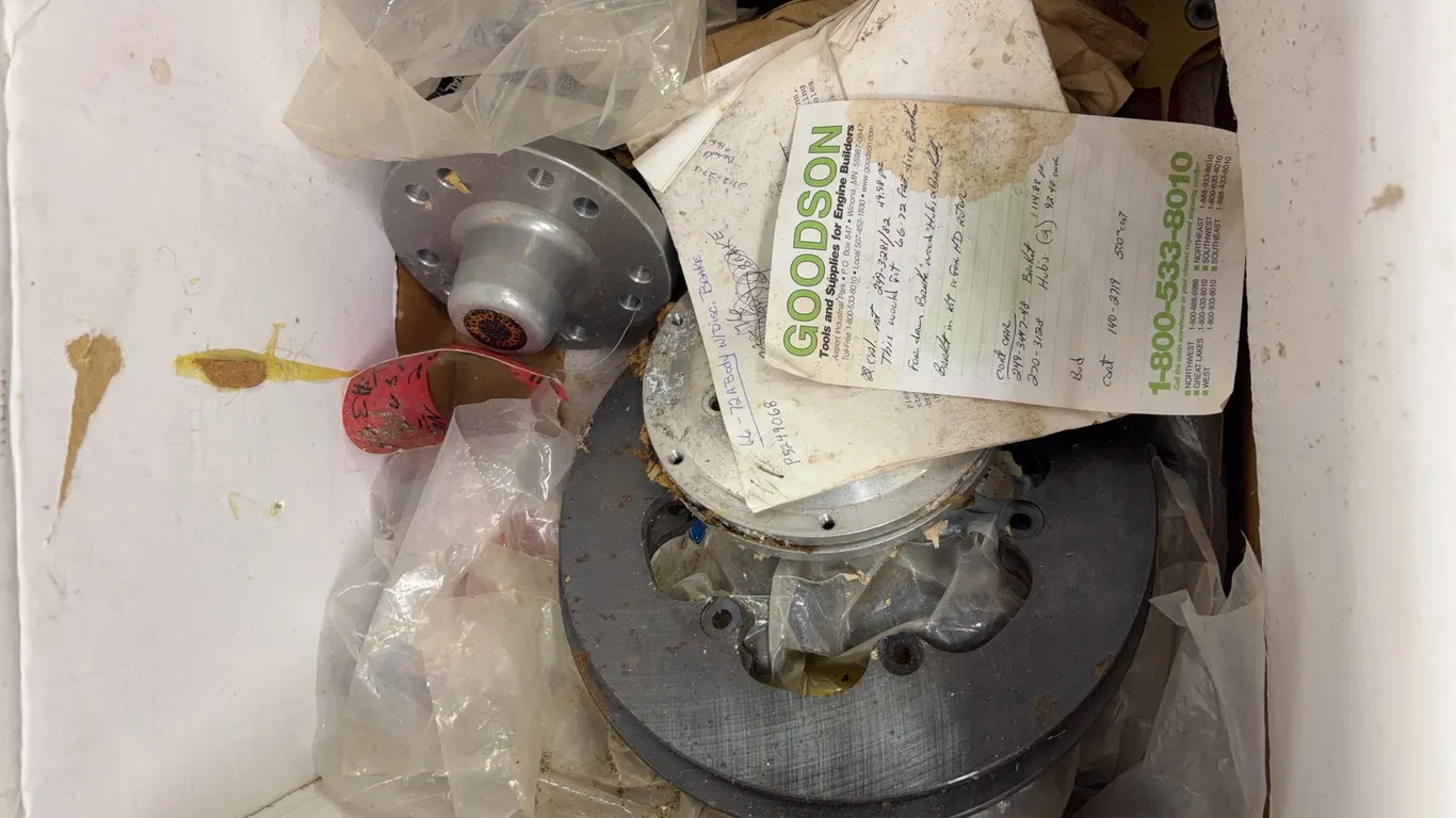Wilwood Disc Brake Hub Rotor and Caliper Mounting Bracket Lot