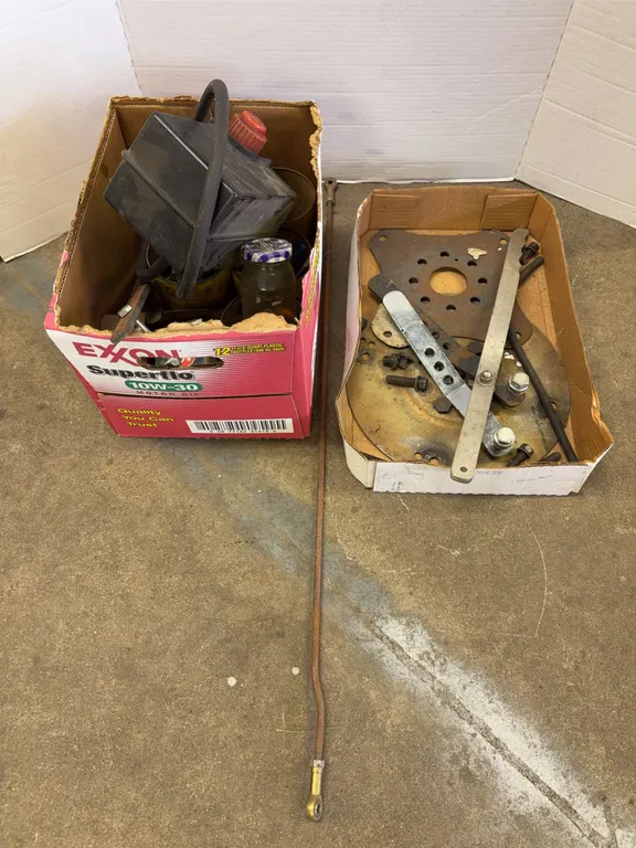 Assorted Automotive and Small Engine Hardware Gas Tank and Mechanical Components