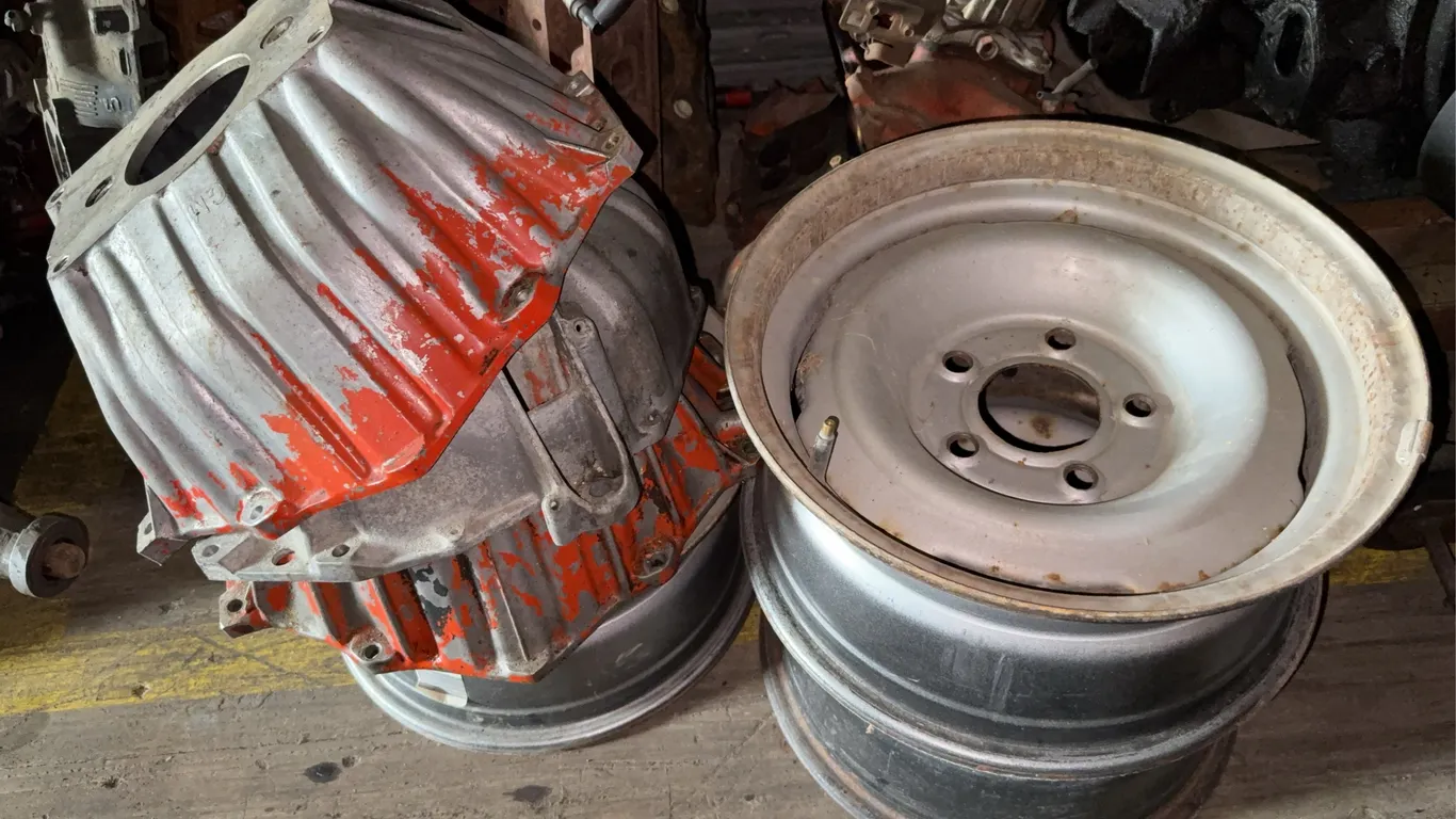 GM Cast Aluminum Bellhousings and Steel Wheel Rims Lot