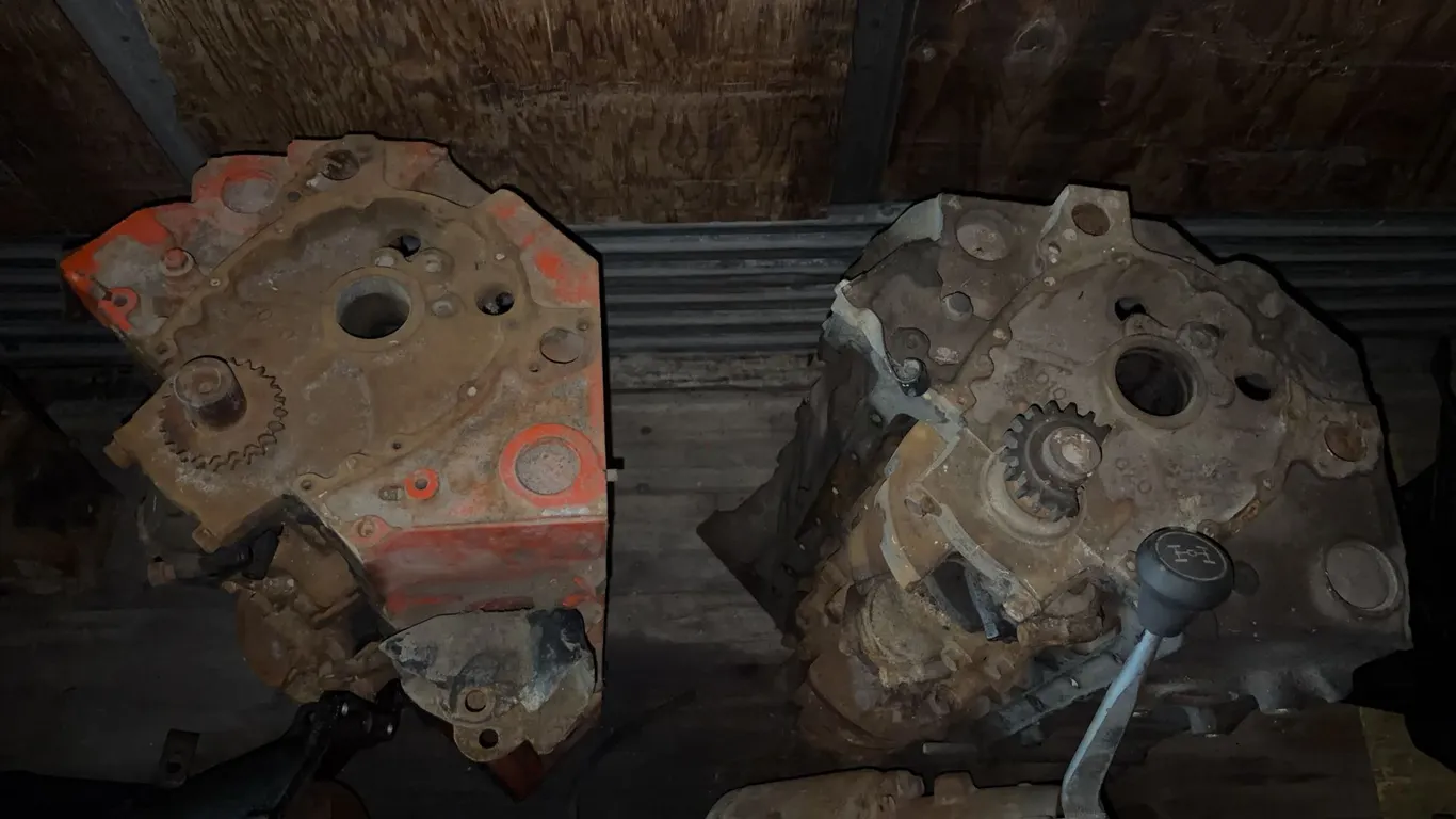 Small Block V8 Engine Blocks and Transfer Case Assembly