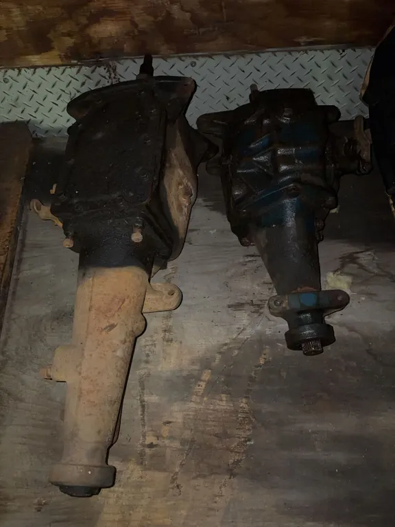 Pair of Manual Transmissions with Tailhousings and Spline Shafts