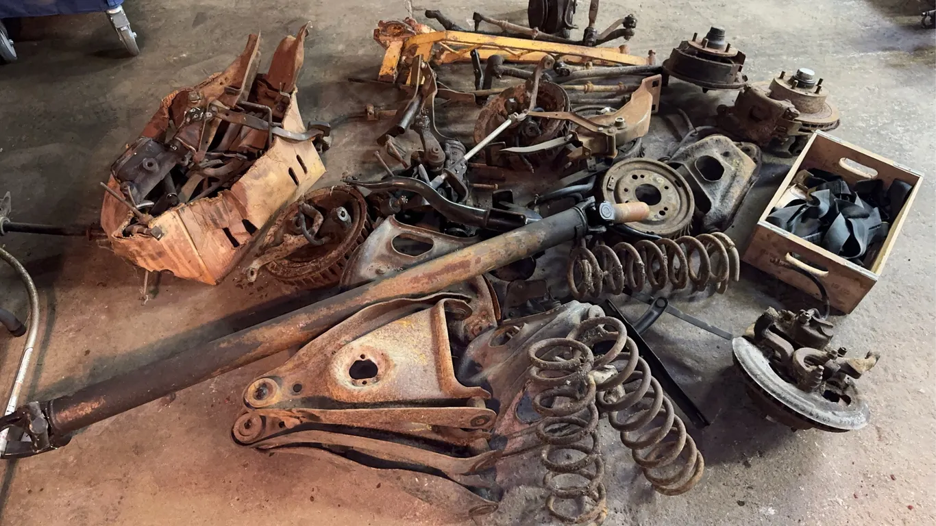 Classic Chevrolet Nova Camaro Suspension Brake and Drivetrain Parts Lot