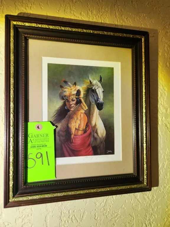 Gregory Perillo Indian Art Numbered 136/2500