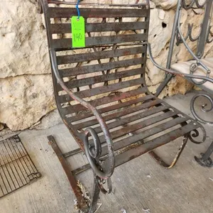 Metal Rocker Glider Chair