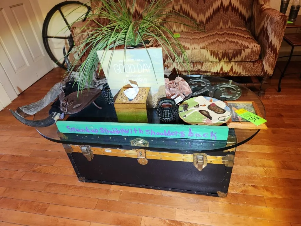 Trunk Table & Contents