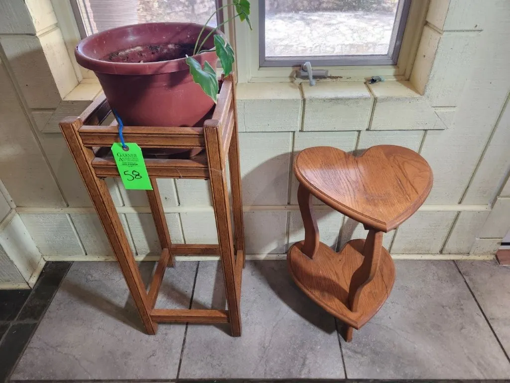 Planter Stand/ Heart Shape Table
