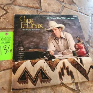 Autographed Chris LeDoux He Rides the Wild Horses Vinyl Album