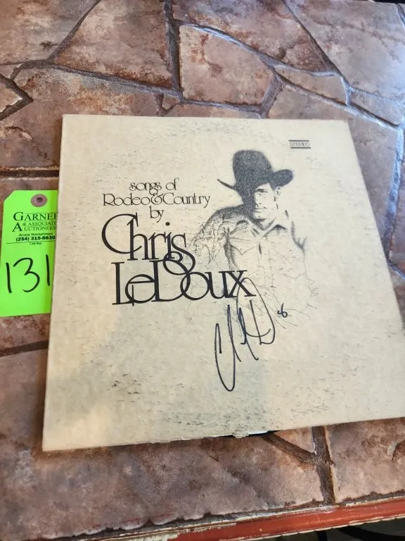 Autographed Chris LeDoux Songs of Rodeo & Country Vinyl Album