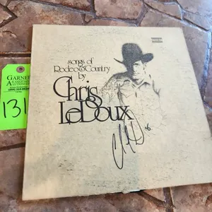 Autographed Chris LeDoux Songs of Rodeo & Country Vinyl Album